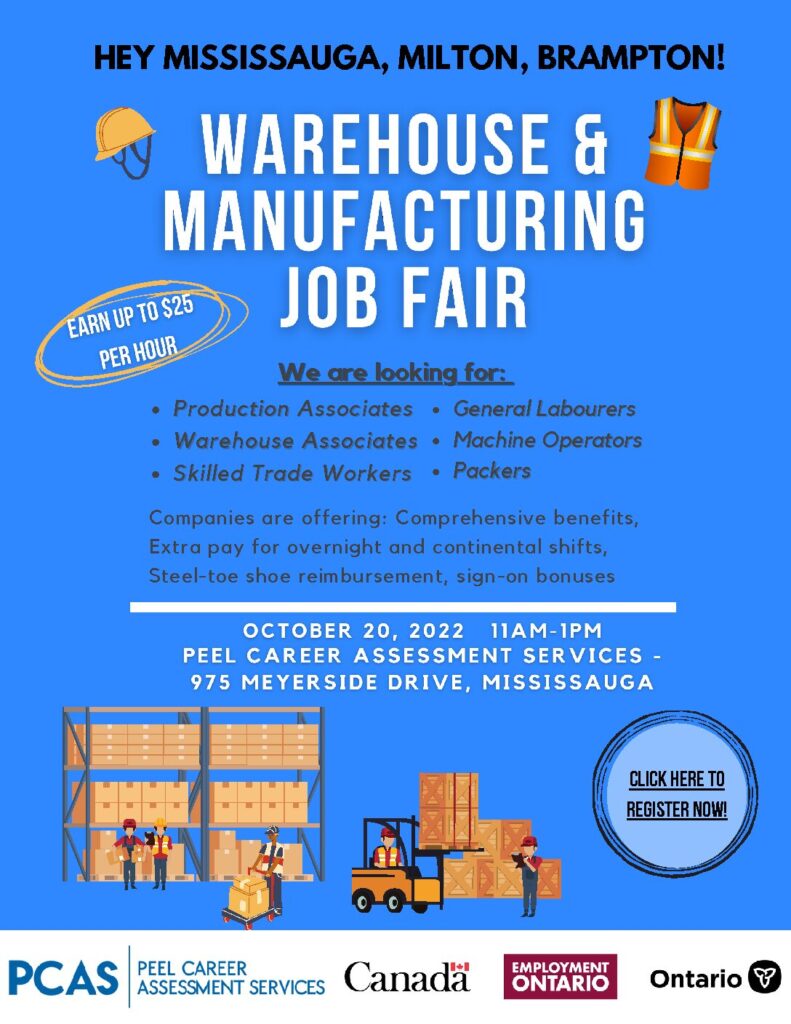 Warehouse and Manufacturing Job Fair